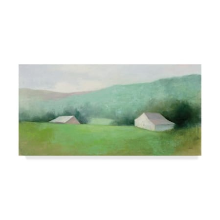 Julia Purinton 'Down The Valley' Canvas Art,16x32